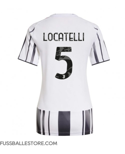 Günstige Juventus Manuel Locatelli #5 Heimtrikot Damen 2025-26 Kurzarm Günstige Juventus Manuel Locatelli #5 Heimtrikot Damen 2025-26 Kurzarm